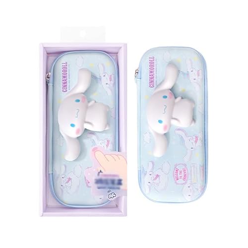 マイメロディ シナモロール ハローキティ クロミ 筆箱 ペンケース かわいい ミニ 小物入れ 筆入れ 子供用 大容量 文具収納ケース コンパクト おしゃれ 可愛い 学校用に 女の子 子供 入学準備 小銭入れ (Color : シナモロール)