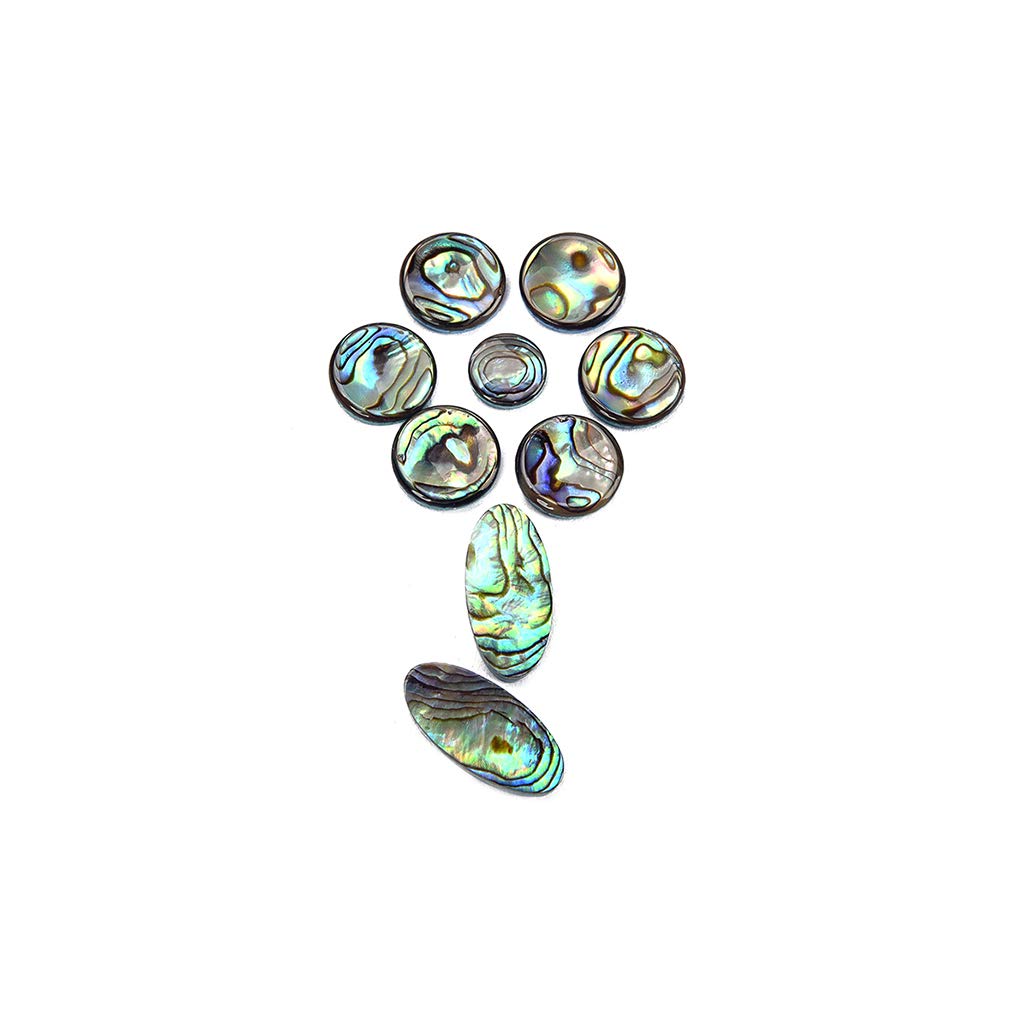 Alnicov High Quanlity Lot de 9 boutons de saxophone soprano soprano alto ténor avec perles de saxophone soprano pour clés Multicolore