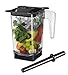 1,5 Liter Behälter/Ersatzbehälter für den Pofi YaYago Smoothie Maker Power Mixer Blender Icecrusher 1,5 l inkl. Schneidemesser, Stößel und Deckel/Omniblend V Behälter