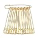 Produktbild Flying swallow 20 Stück Extra Große Sicherheitsnadeln, riesigen Starken Sicherheitsnadel Metall Heavy Duty Blanket Pins für Schmuck Handwerk, Goldene (4 Zoll)