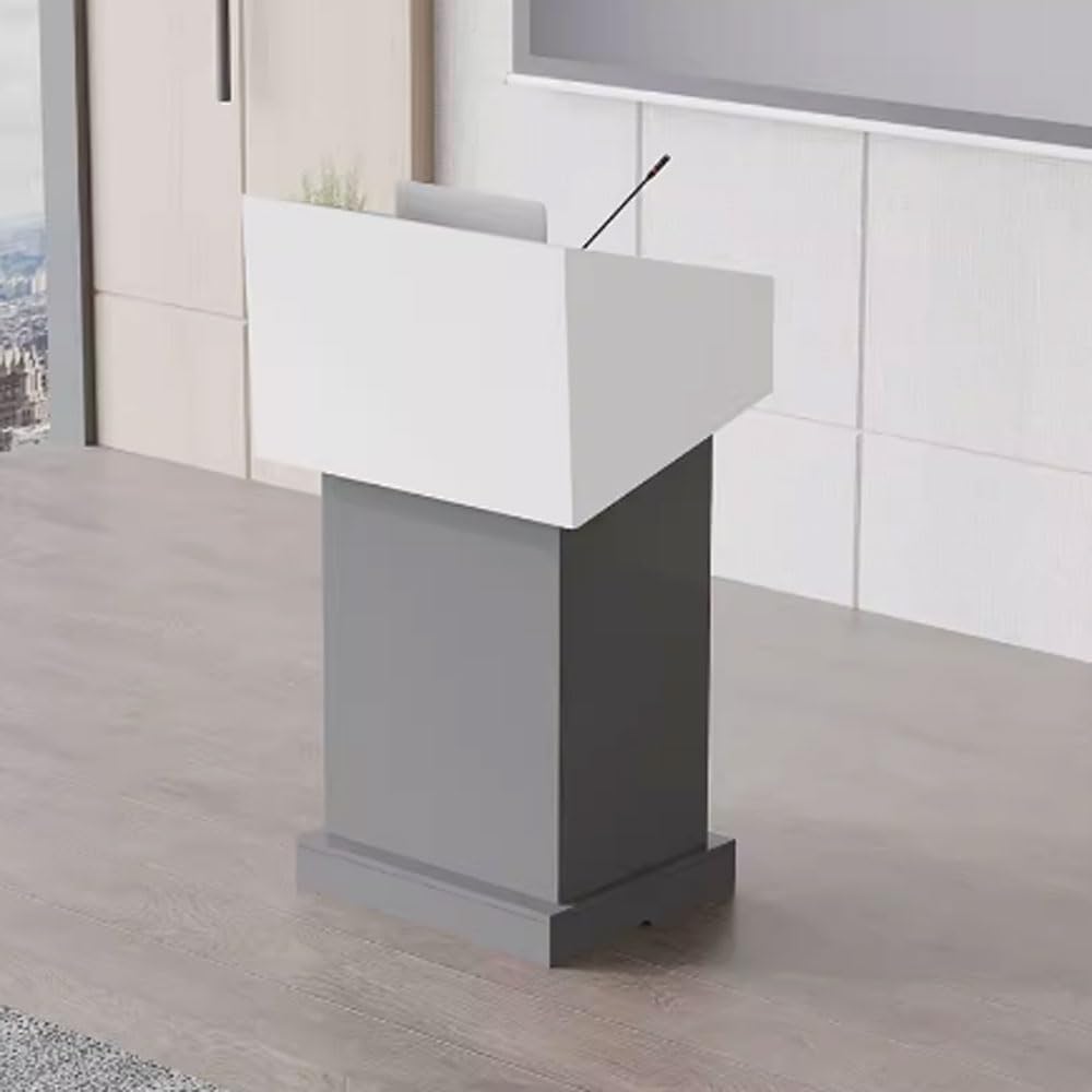Moderno legno podio StanConference Leggio con Aperto Sto Recept Desk per Hote& Eventi Professal Sp Podium per Presentats