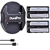 DuraPro 2 Stück NP-F550 NP F550 Akku + Dual USB Ladegerät für Sony NP-F330, NP-F530, NP-F570 Akku und Sony CCD-SC55, TR516, TR716, TR818, TR910, TR917, CCD-RV100 Kameras