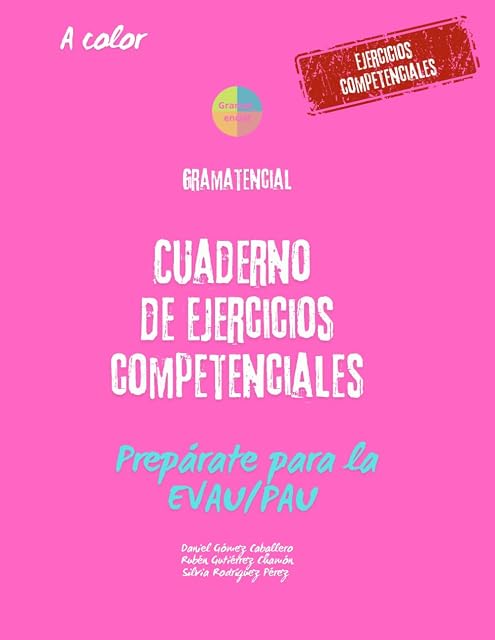 Portada de Cuaderno de ejercicios competenciales : Prepárate para la PAU/EvAU. Gramática y sociolingüística