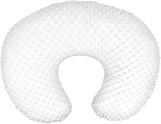 Eastern Corridor-EU - Funda de almohada de enfermería, suave en forma de U para bebé, color blanco