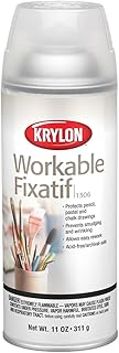 Krylon Workable Fixatif Clear Spray (11 oz) - 6 Pack