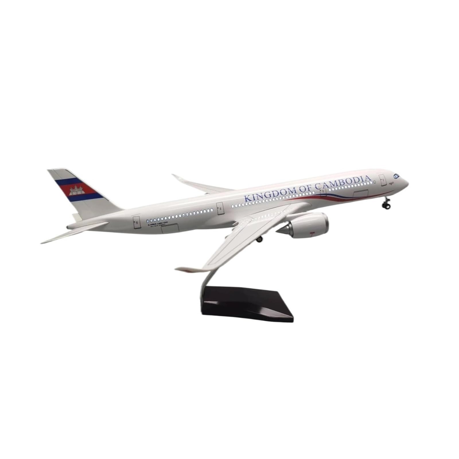 Scala per Aerei in Metallo pressofuso 47 cm per cambogiano per Kit di Costruzione di modellini di Aerei DieCast A350 con aeroplani Leggeri per Decorazioni per Hobby per Raccolta ed Esposizione (Senza