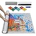 MOZOOSON Tapete Puzzle, Puzzle Mat Roll para Puzzle 1000 1500 2000 Piezas para Adultos Niños, Fieltro Puzzles Tapete, Jigsaw Puzzle Roll Pad, Accesorio para Guardar los Puzzles