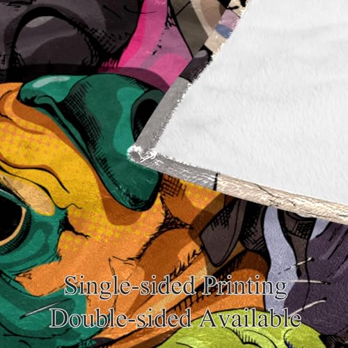 Plaid bouledogue multicolore une couverture douce pleine de joie et de chaleur - 4