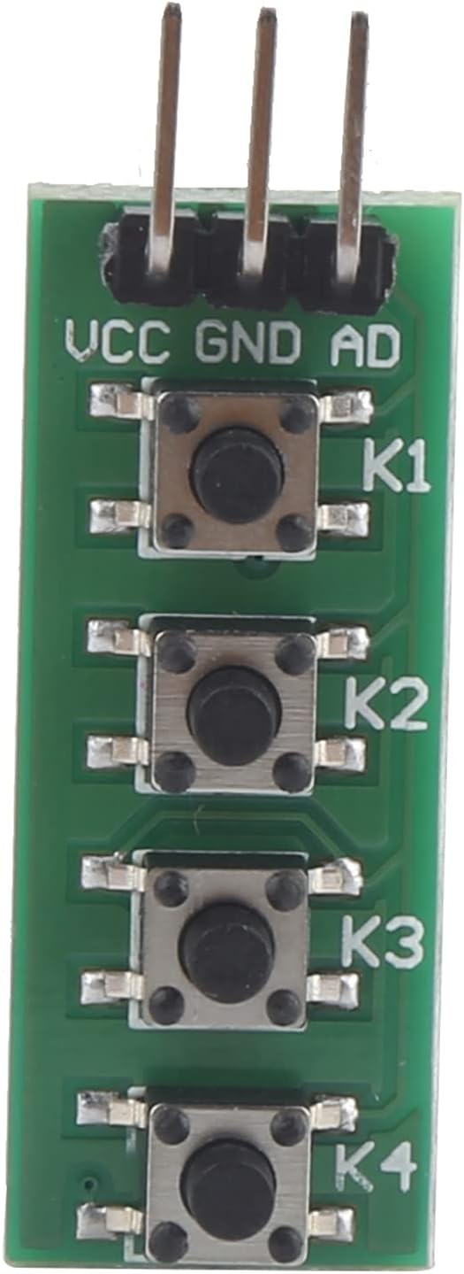 30x12mm PCB Button Interface, Analog Output, Compact and Sturdy Design, User Friendly Adjustment, for Embedded Systems, Robotics, IoT, MCU Projects
