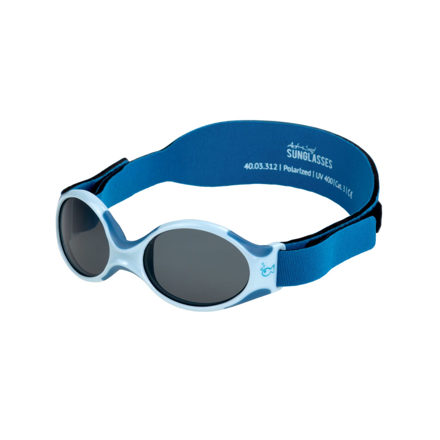 ActiveSol Explorer - Gafas de sol para bebé, niños y niñas, con banda extra suave, polarizadas, protección UV400, categoría de filtro 3, talla única de 0 a 2 años, extra ligeras