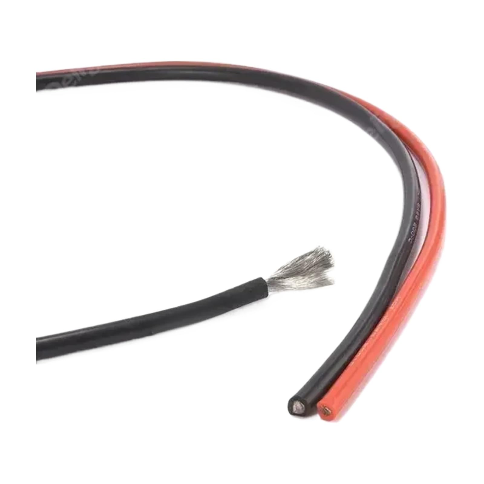 Board-Kabel, Rot, Schwarz, 24 22 20 18 16 14 12 10 8 6 4 AWG (Schwarz; 6 AWG-16 mm²; 1 m-3,28 ft)