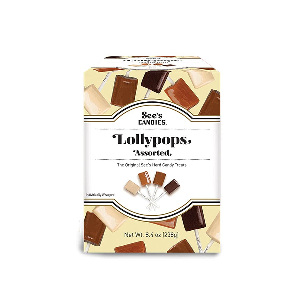 See's Candies Lollypops surtidos de 8.4 onzas Comida