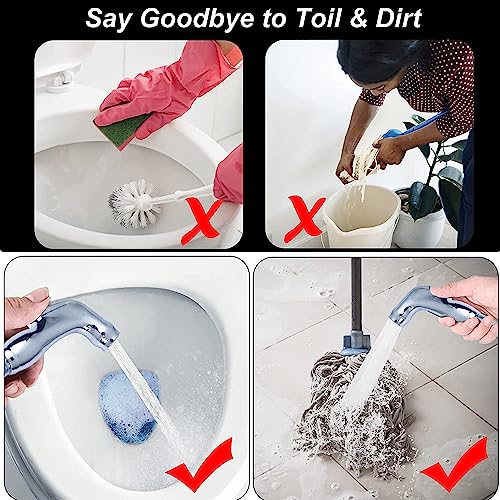 Image of Bathroom Jet Spray for Toilet Ennius Toilet Jet Spray, Jet Spray for Toilet Portable | Portable Jet Spray for Toilet - for Multiple Tasks | Jet Spray Portable | Toilet Spray Shower Hose Jet