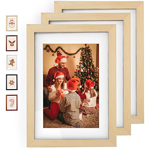 Rieeryslza Juego de 3 Marcos de Fotos A4 Marco de...