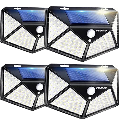 Luci Solari Esterno Giardino, 114 LED Faretti