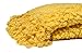 Super Soft Beautiful Elegant Decorative Woven Popcorn Texture Couch Bed Bright Yellow Throw Blanket with Ball Fringe- Bright Yellow