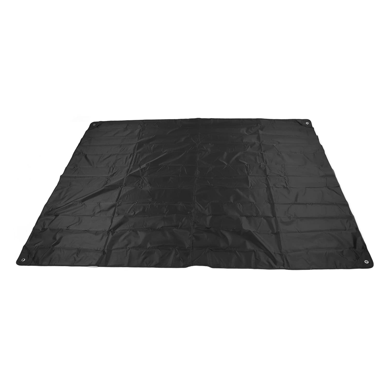 Copertura per Batteria Rivestita in Argento con Materiale in Tessuto Oxford, Impermeabile E Pieghevole, Adatta per Uso Interno Ed Esterno(107.9in*79.9in-Nero)