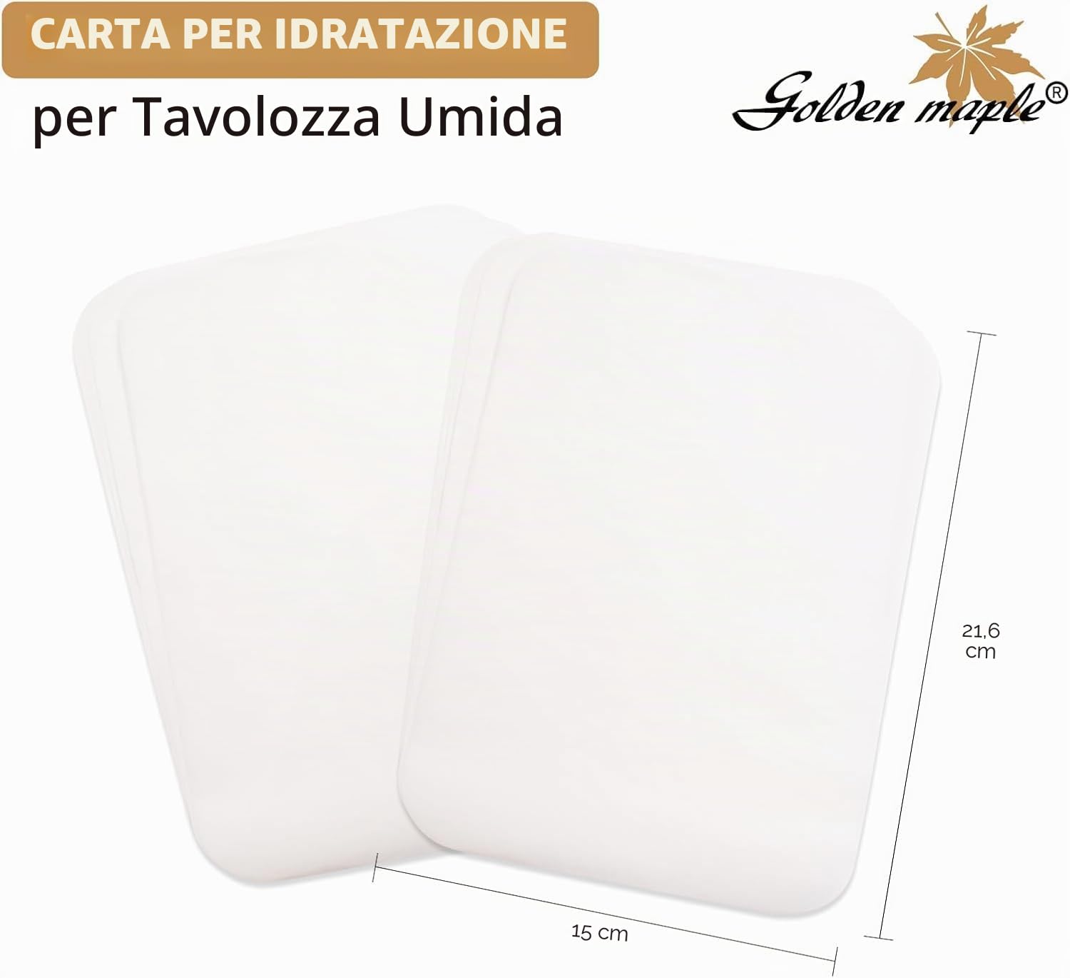 Golden Maple Kit di pittura in miniatura con tavolozza bagnata, 11 pennelli per dettagli, pennello a secco, 100 fogli di carta per pallet bagnati, 4 spugne, porta pennelli per mescolare la vernice