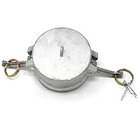 Vista 3 de Gloxco Montaje de leva y ranura, aluminio, tipo DC, tapón antipolvo de 1" (CAM-10-DC-AL)