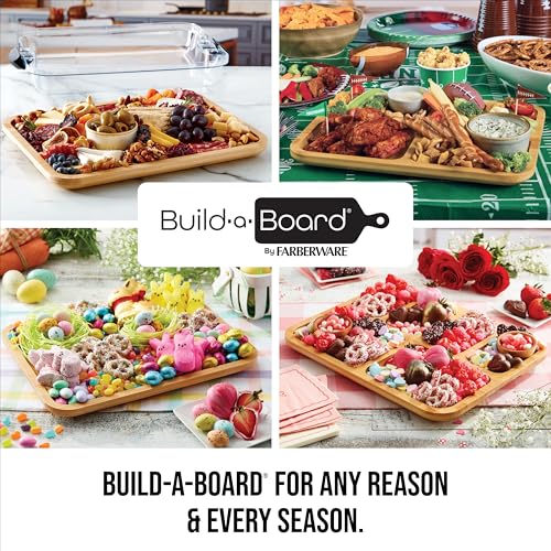 Farberware Build-A-Board 11 x 14 Inch Bamboo Cutting Board with Lid - image 9