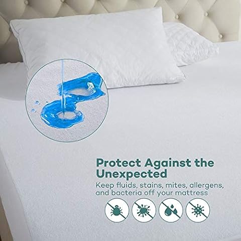 X11 Homeware Waterproof Terry Towelling Mattress Protector incontinence Fitted Sheet Topper Cover, Single, Double & King (Single) Cover