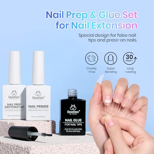 Beetles 9 In 1 Gel Nail Glue - Acid-Free Bond Primer
