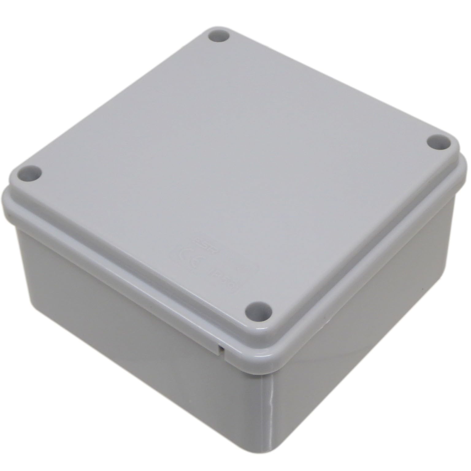 A1 Electrics A1electrics.com Grey 1Pk 100Mm Square Electrical Junction Box Ip56 Waterproof Indoor/Outdoor