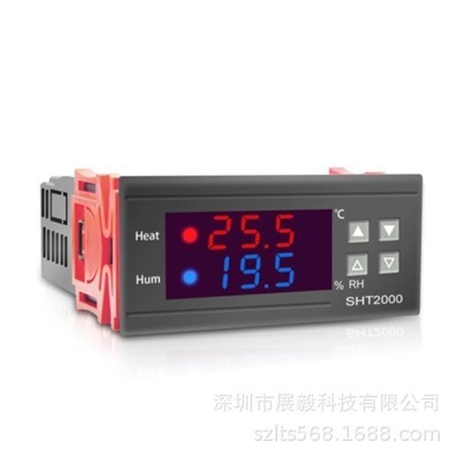 COKYIS Termostato Intelligente elettronico Display Digitale regolatore di Temperatura del microcomputer SHT2000 (Size : 12V)