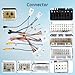 NHOPEEW Radio Wiring Harness Adapter Connector Compatible with Toyota RAV4 Camry Fortuner Hilux Corolla Venza - Radio Harness with Canbus + Original USB Cable