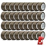 【Spezifikationen】: Insgesamt 2376m, 36 rollen paketklebeband braun+ 1 plastik paketabroller