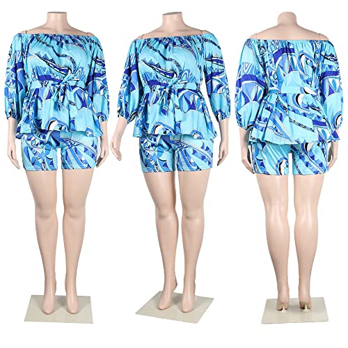 Image of Jigfar Womens Sexy 2 Piece Outfit Floral Print Jumpsuit Clubwear Summer Romper