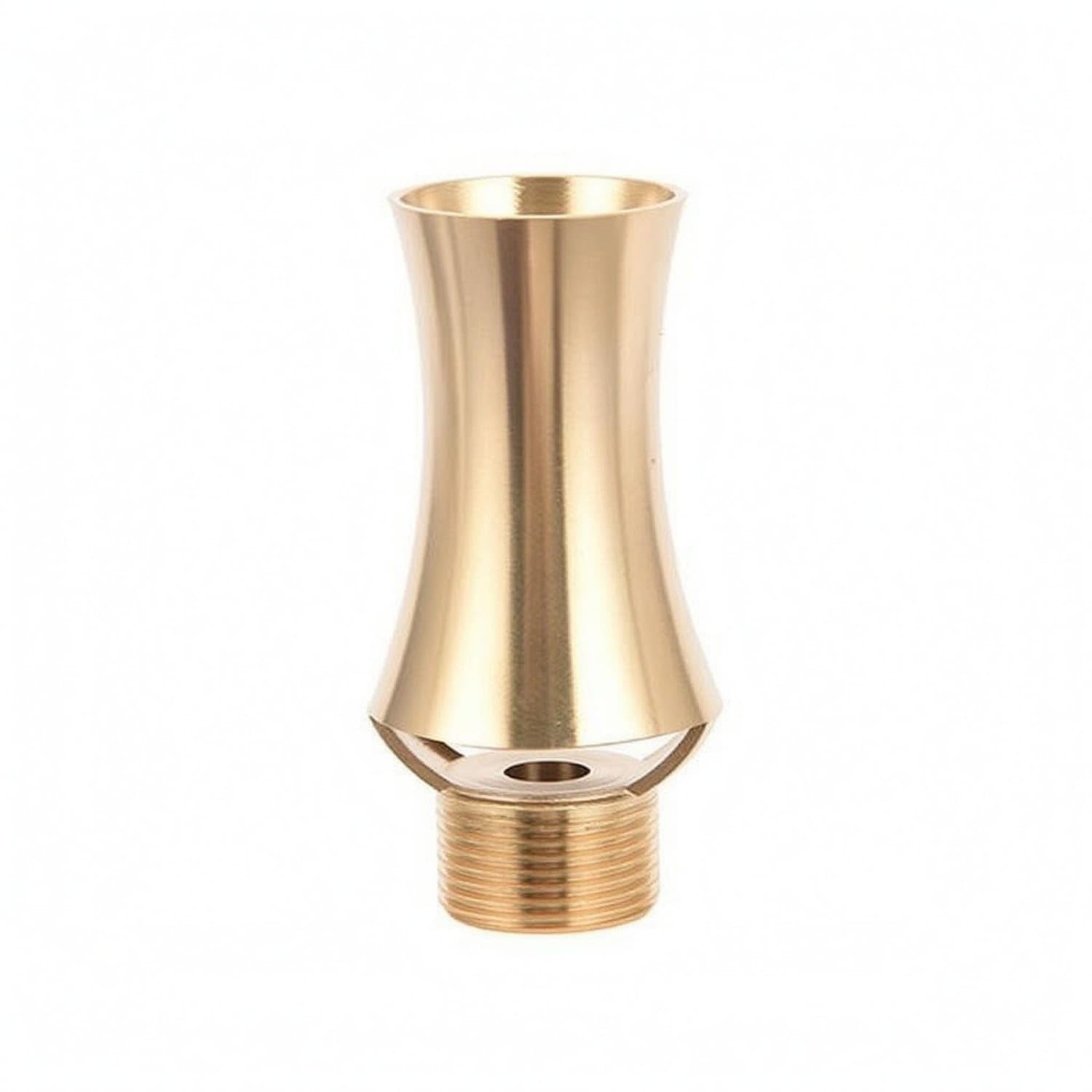Directional Frost Fountain Nozzle Gold-Colored Brass Fountain Nozzle Metal-Like Finish Outdoor Accessory Tapered, 05-inch 075-inch-image-6