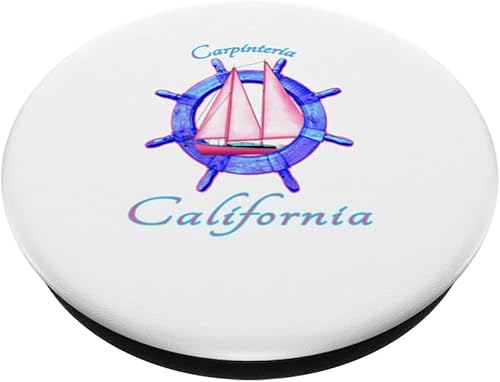 Miniatura 2 de Carpinteria California Velero Vacaciones náuticas PopSockets intercambiables PopGrip