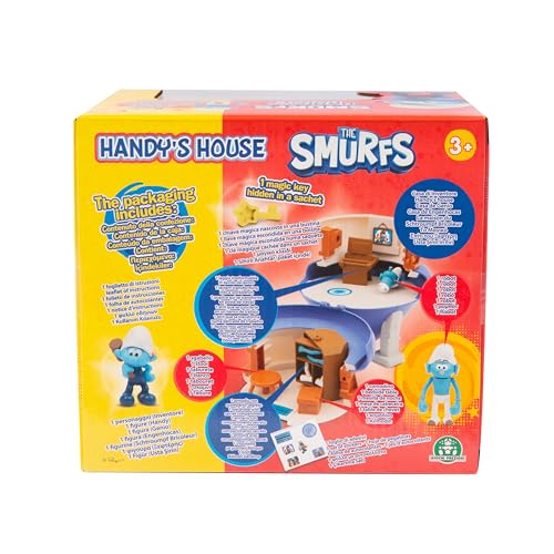 The Smurfs, Handy's House Playset with Transformable Furniture and Stickers, Includes 2 Exclusive Figures - Image 4