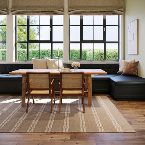 Rugs USA x Nate Berkus York Striped Wool Cozy Area