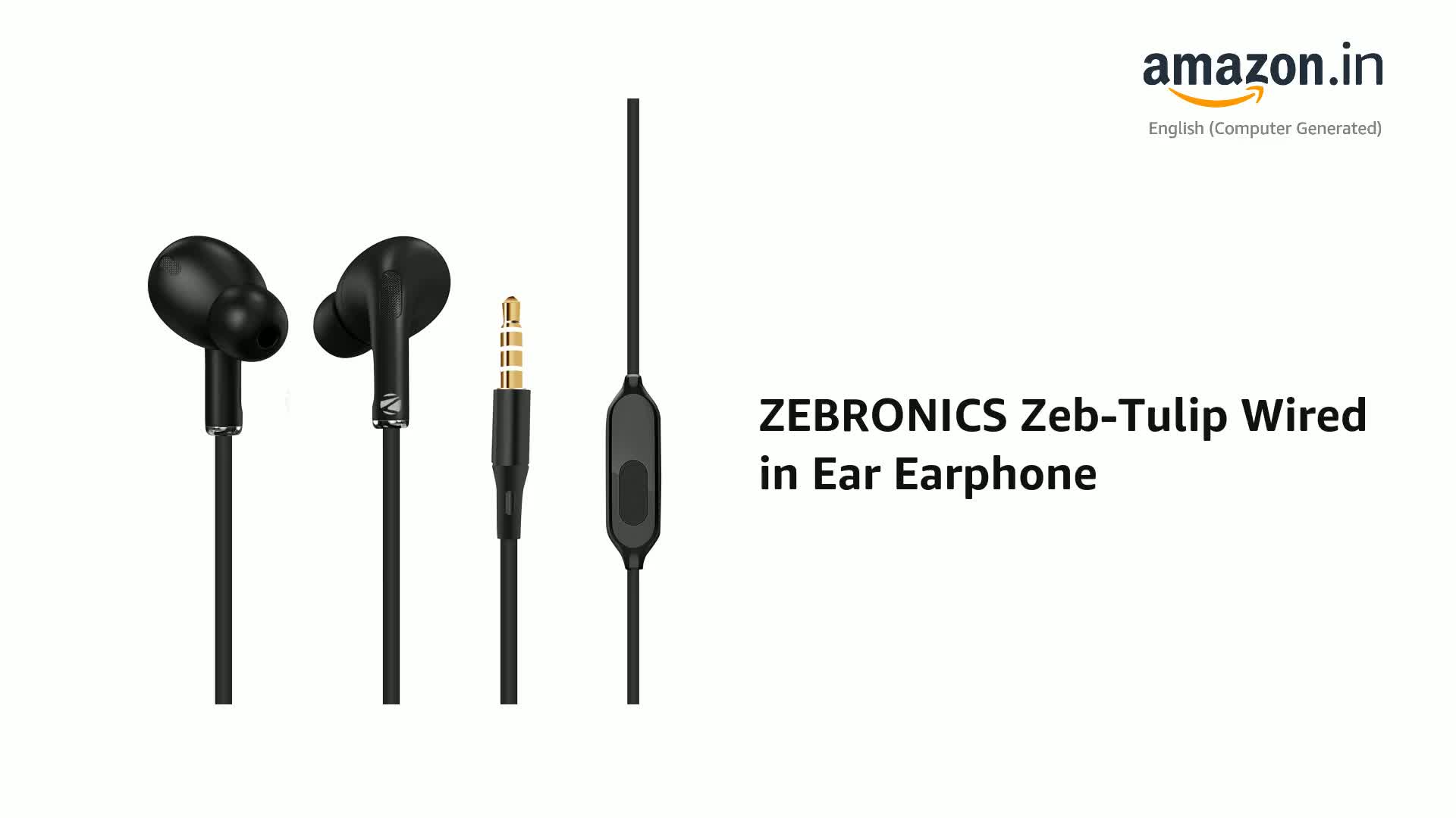 ZEBRONICS Zeb-Tulip Wired in Ear 