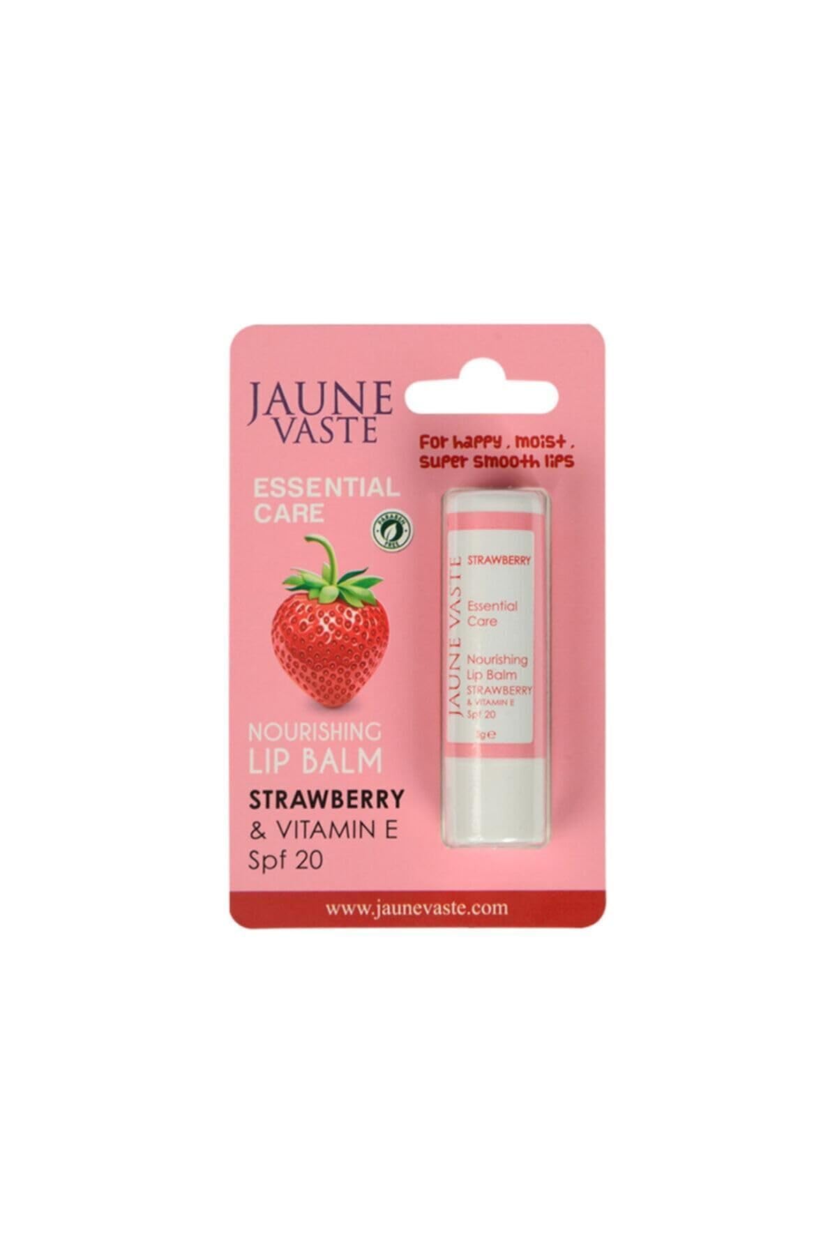 JAUNE VASTE Çilek(Strawberry) SPF 20 Lip Balm 5g