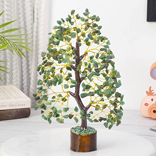 Image of Crocon Green Aventurine Crystal Tree Birthday Gifts for Women & Men 10-12 inch
