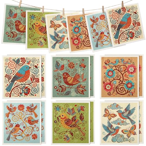 Tegeme 12 Pack Super Absorbent Dishcloths