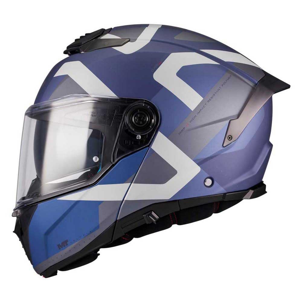 MT Helmets Atom 2 SV, Casco moto Modular Flip-Up, Visor Solar Retráctil, Interior Lavable, Preparado Intercomunicador UCS, Bloqueo frontal, Visor con posición Ventilación, Homologado ECE 22.06 & DOT