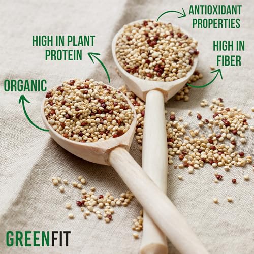 image for Royal Organic Tri Color Quinoa | OA Quinoa Now Greenfit | Non-GMO, Glu