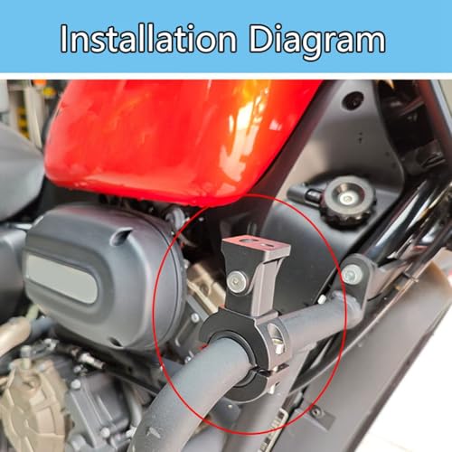 Soporte de faros LED para moto en rutas de aventura y niebla