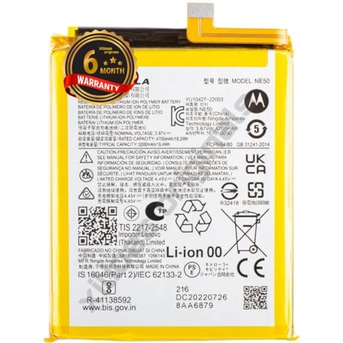Image of NE50 Battery for Motorola G72 / G82 / G62 / G52 Battery with 6 Month Warranty** (B251)