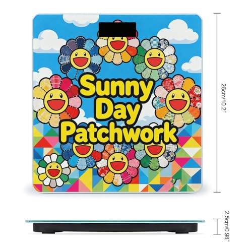 Báscula digital de baño Sunny Day Patchwork miniatura 2