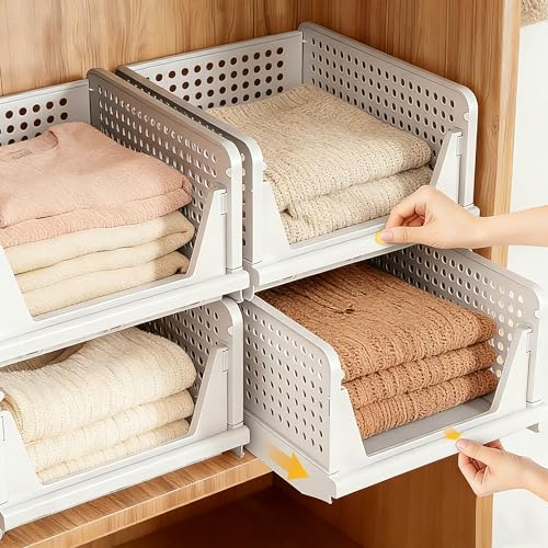 Design con binari scorrevoli: Organizer armadio design rettangolare, grazie al suo sistema di binari, questo cassetto scorre dolcemente, anche per gli oggetti più difficili da raggiungere.