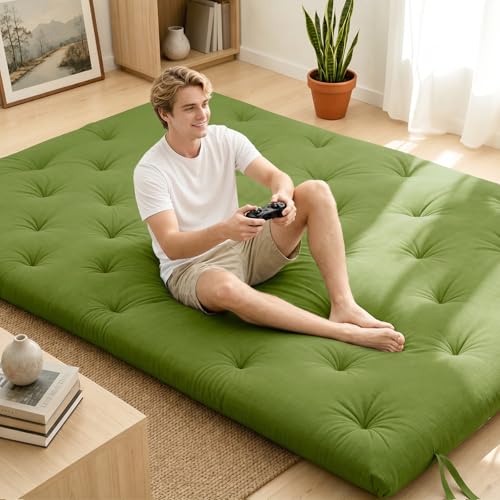Syrinx Water Resistant Japanese Floor Mattress Futon Queen Size 80x60