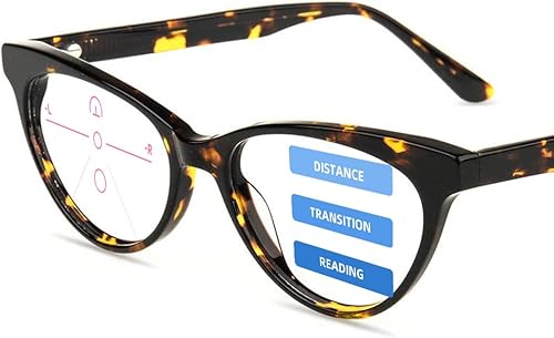 Firmoo Lentes de bloqueo de luz azul, lentes de lectura para computadora de ojo de gato, anteojos bloqueadores de luz azul con aumento