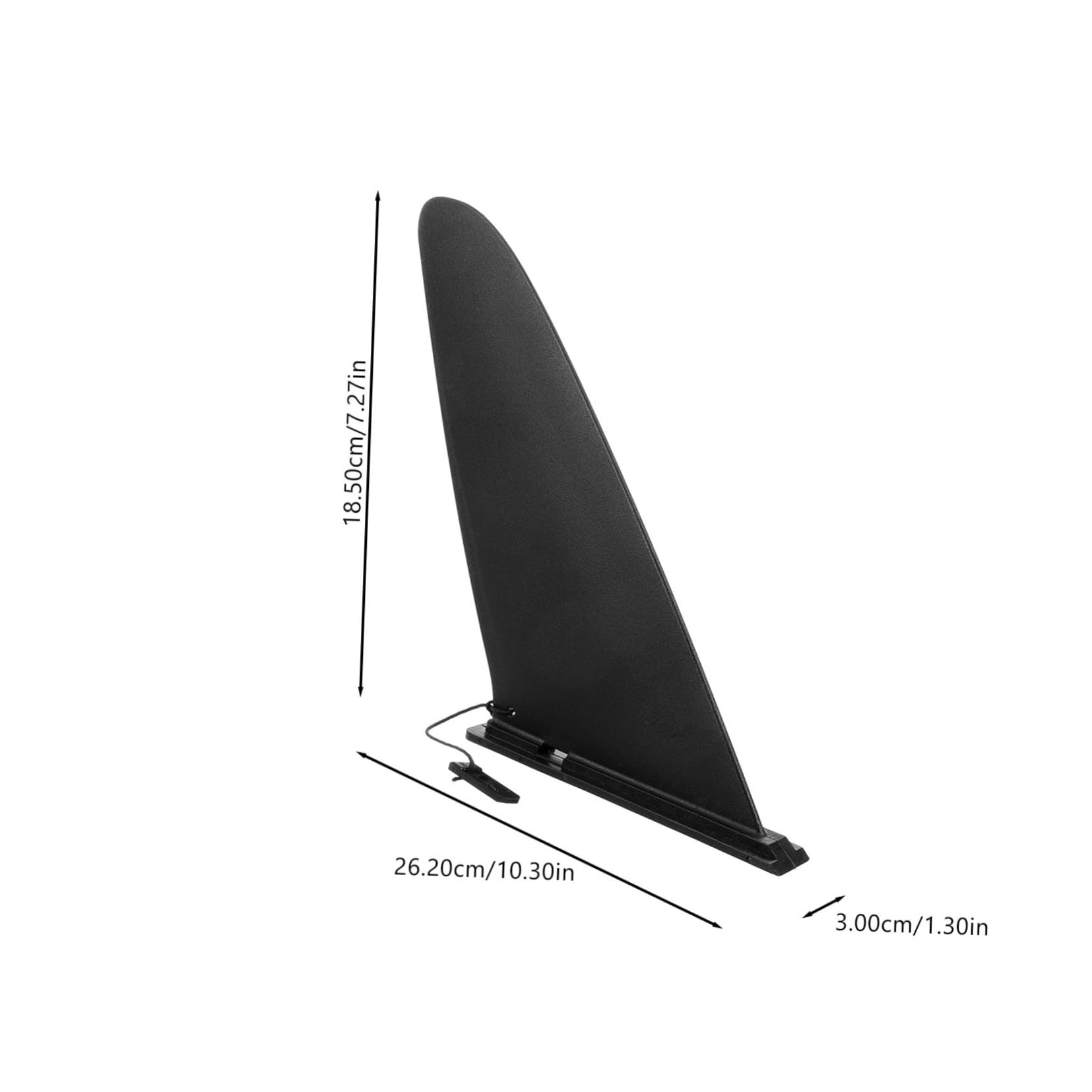 SUPVOX Plastic Surfboard Fin Detachable Water Separator for Inflatable Sup Surfboards Durable and for Enhanced Stability Water Sports