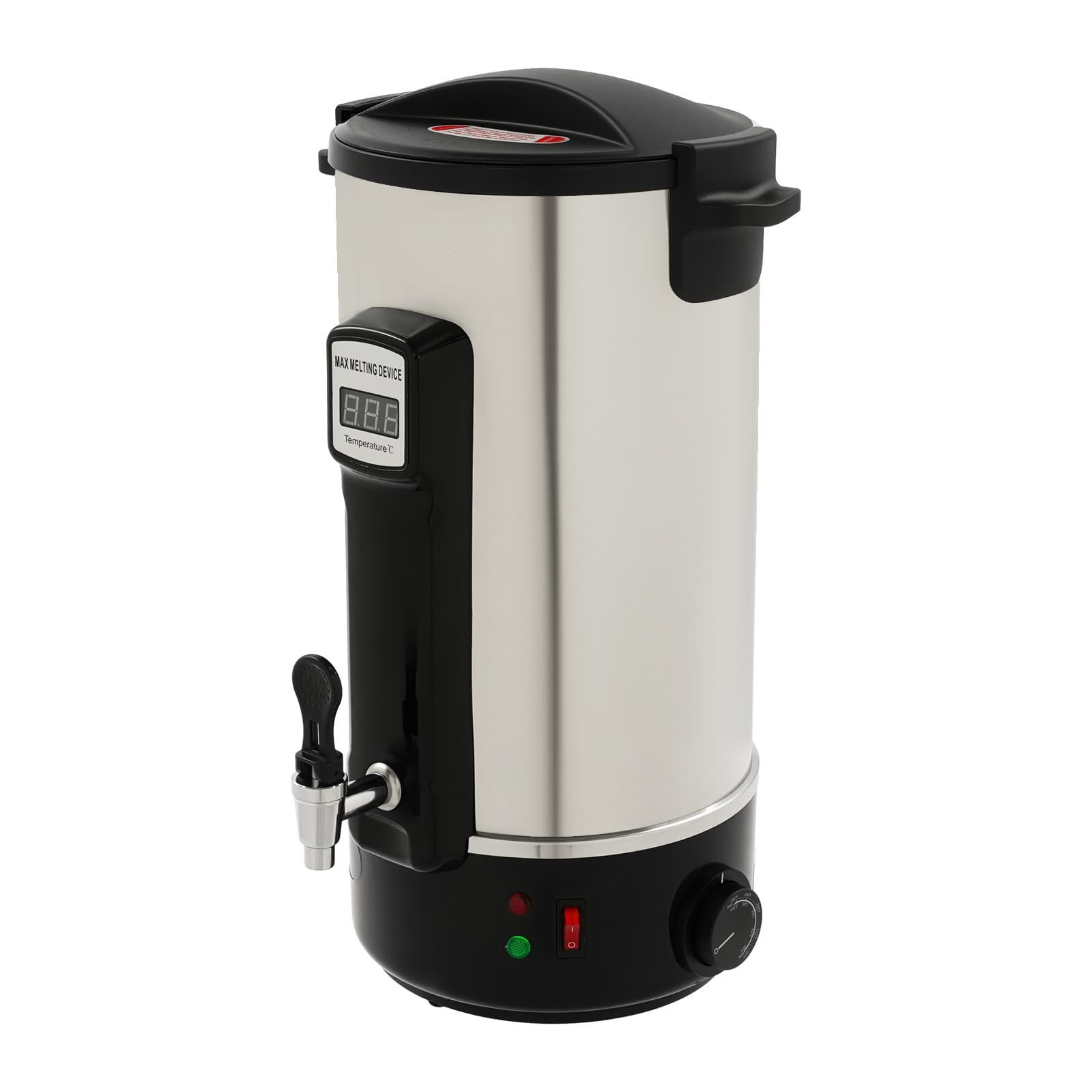Derretidor de cera de acero inoxidable ACLICE de 1100 W con protección térmica 8
