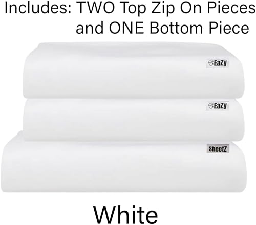 Miniatura 5 de Eazy SheetZ sábanas bajeras que no se desprenden, sábanas con cremallera, sábanas bajeras que se mantienen en su lugar, sábanas de caravana, sábanas